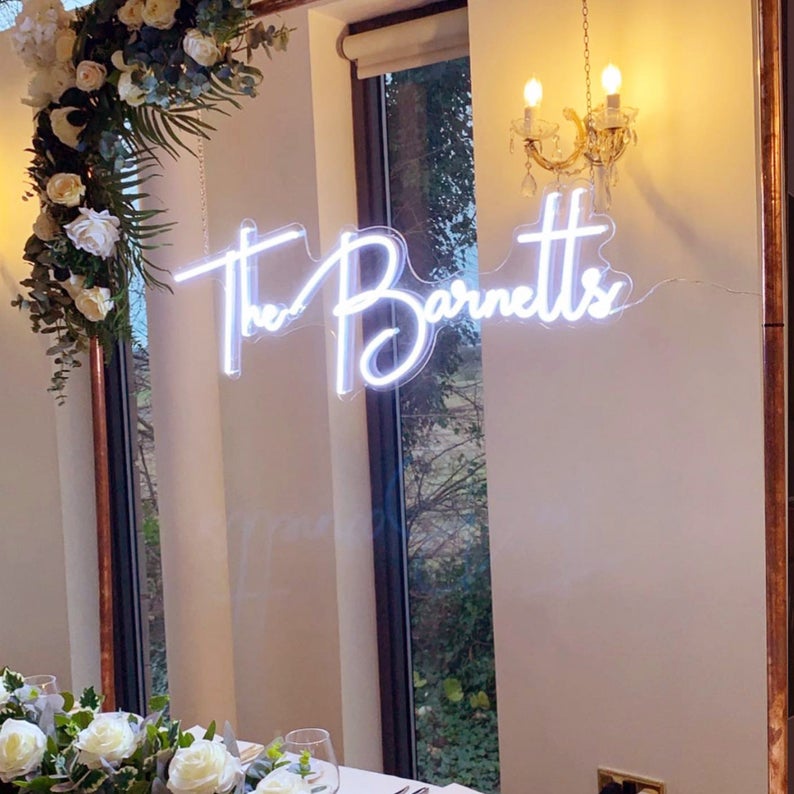 Custom Wedding Neon Sign - Custom LED Neon Signs - SiniSign.com